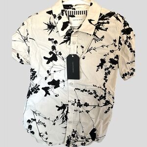 Catus boys floral button down boy size 6